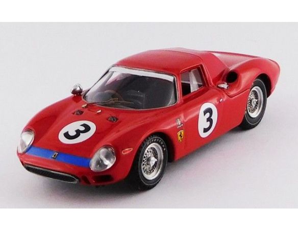 Best Model BT9661 FERRARI 250 LM N.3 WINN.12 H SURFERS PAR.1966 J.STEWART-A.BUCHANAN 1:43 Modellino