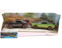 Jada JADA97340 TWIN PACK SET DOM'S CHARGER R/T + LETTY'S CHALLENGER FAST & FURIOUS 1:32 Modellino