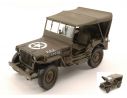 Welly WE18036H JEEP WILLYS U.S. ARMY CLOSED MATT OLIVE 1:18 Modellino