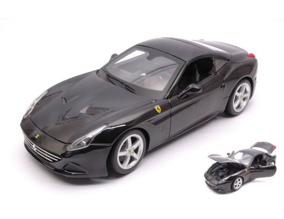 BBURAGO BU16003Z FERRARI CALIFORNIA T CLOSED TOP 2014 BLACK 1:18 Modellino