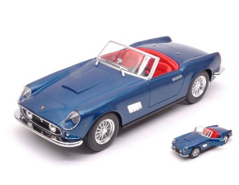 BBURAGO BU26020B FERRARI 250 GT CALIFORNIA 1958 METALLIC BLUE 1:24 Modellino