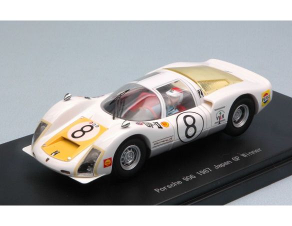 Ebbro EB45344 PORSCHE 906 N.8 WINNER JAPAN GP 1967 T.IKUZAWA 1:43 Modellino