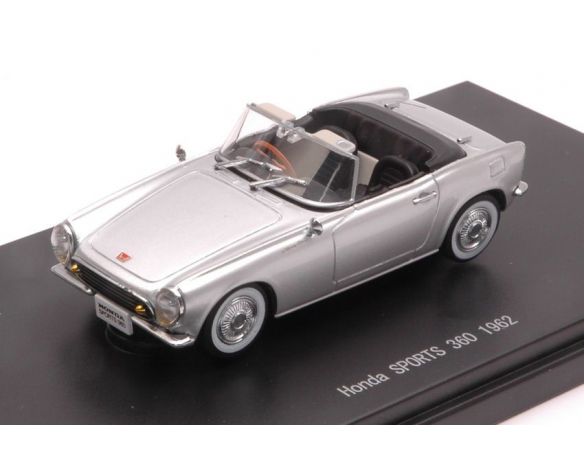 Ebbro EB45465 HONDA SPORTS 360 1962 SILVER 1:43 Modellino