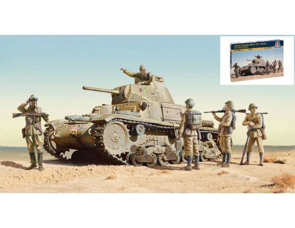 Italeri IT6543 M14/41 WITH ITALIAN CREW KIT 1:35 Modellino