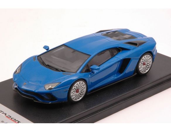 Looksmart LS468G LAMBORGHINI AVENTADOR S 2016 BLU NILA 1:43 Modellino