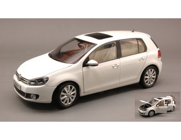 Paudi Model PD2282W VW GOLF A6 2012 WHITE 1:18 Modellino