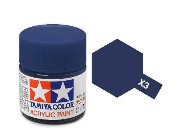 Tamiya Mini X-03 Royal Blue 10ml Acrylic Color per modellismo
