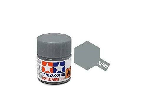 Tamiya colore acrilico opaco 10 ml XF-83 MED. SEA GRAY 2R Colore Acrylic per modellismo