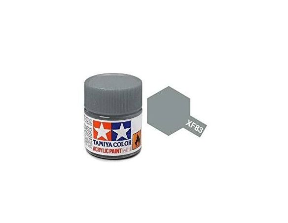 Tamiya colore acrilico opaco 10 ml XF-83 MED. SEA GRAY 2R Colore Acrylic per modellismo