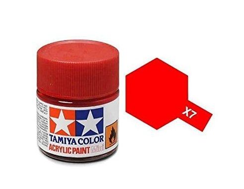 Tamiya Mini X-07 Red 10ml  Colore Acrylic per modellismo