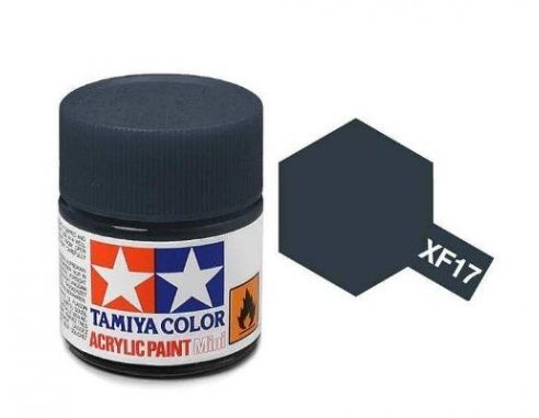 TamiyaMini XF-17 Sea Blue 23ml Acrylic Color per modellismo