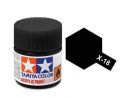 Tamiya Mini X-18 Semi Gloss Black 10ml Acrylic Color per modellismo