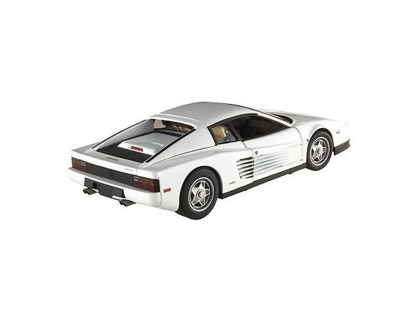 Hot Wheels Elite P9904 FERRARI TESTA ROSSA BIANCA  MIAMI VICE 1:18 Modellino
