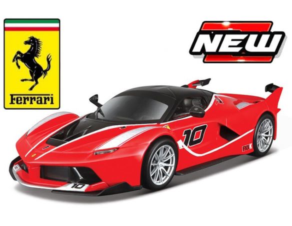 BBURAGO BU16010R FERRARI FXX-K N.10 RED 1:18 Modellino