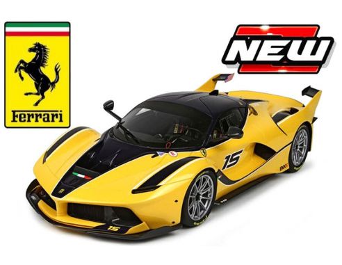 Bburago BU16010Y FERRARI FXX-K N.15 YELLOW 1:18 Modellino