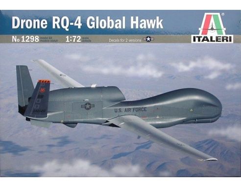 Italeri IT1298 DRONE RQ-4 GLOBAL HAWK KIT 1:72 Modellino
