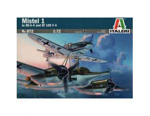 Italeri IT072 MISTEL 1 Ju 88 A-4 and Bf 109 F-4 KIT 1:72 Modellino