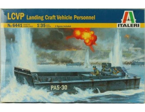 Italeri IT6441 LCVP LANDING CRAFT VEHICLE PERSONNEL KIT 1:35 Modellino