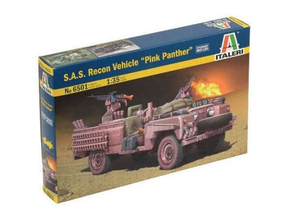 Italeri IT6501 S.A.S. RECON VEHICLE PINK PANTHER KIT 1:35 Modellino