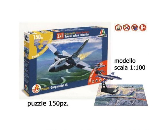 Italeri AS852 TORNADO IDS BLACK PANTERS PEZZI 150 KIT 1:100 Modellino