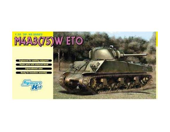 Dragon 6698 M4A3 (75) W ETO KIT 1:35 Mezzi Militari Modellino
