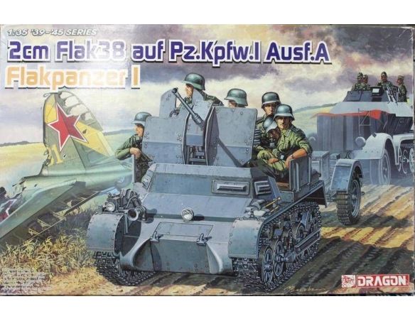 Dragon 6220 2cm Flak38 auf Pz.Kpfw.I Ausf.A  FLAKPANZER KIT 1:35 Mezzi Militari