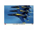 HASEGAWA 09930 F/A-18A/C HORNET BLUE ANGELS 2010 1:48 Kit Modellino