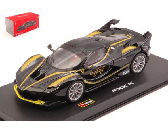 Bburago BU36906BK FERRARI FXX-K N.44 BLACK SIGNATURE 1:43 Modellino
