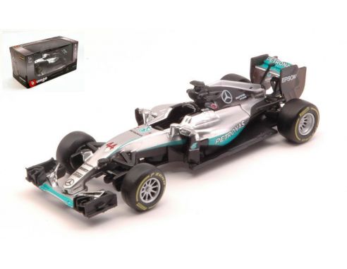 BBURAGO BU38026H MERCEDES W07 HYBRID L.HAMILTON 2016 N.44 1:43 Modellino