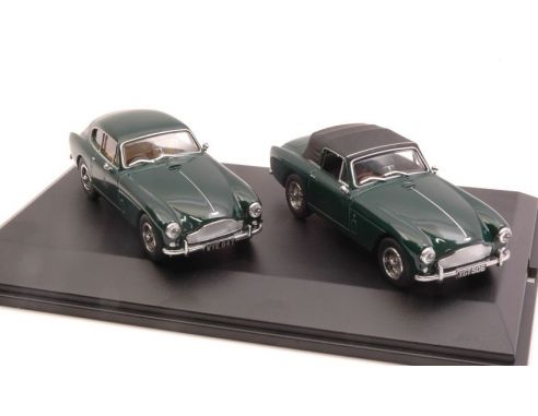 Oxford OXF43SET32 ASTON MARTIN DB2 MKII TWIN SET SALOON GREEN Pz.2 1:43 Modellino