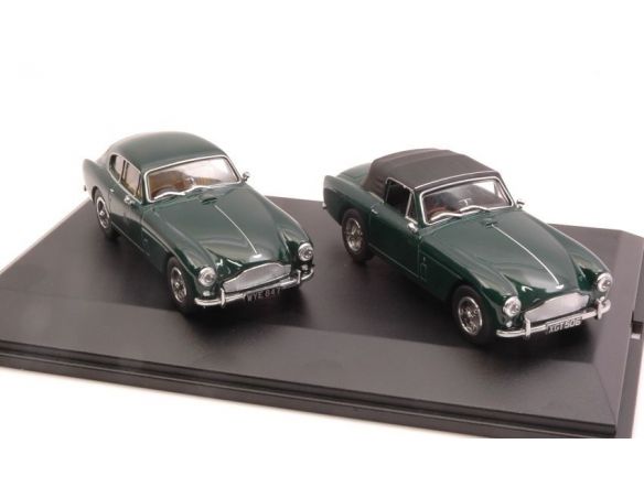 Oxford OXF43SET32 ASTON MARTIN DB2 MKII TWIN SET SALOON GREEN Pz.2 1:43 Modellino