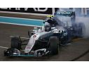 Spark Model S18250 MERCEDES F1 W07 N.ROSBERG 2016 N.6 2nd ABU DHABI GP W/FIGURINE 1:18 Modellino