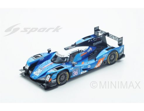 Spark Model S18269 ALPINE A460 N.36 WINNER LMP2 LM 2016 MENEZES-LAPIERRE-RICHELMI 1:18 Modellino