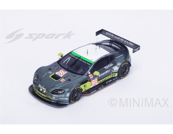 Spark Model S18279 ASTON MARTIN V8 VANTAGE N.98 NC LM 2016 DALLA LANA-LAMY-M.LAUDA 1:18 Modellino