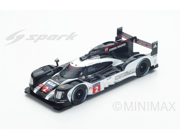 Spark Model S18LM16 PORSCHE 919 HYBRID N.2 WINNER LM 2016 DUMAS-JANI-LIEB 1:18 Modellino