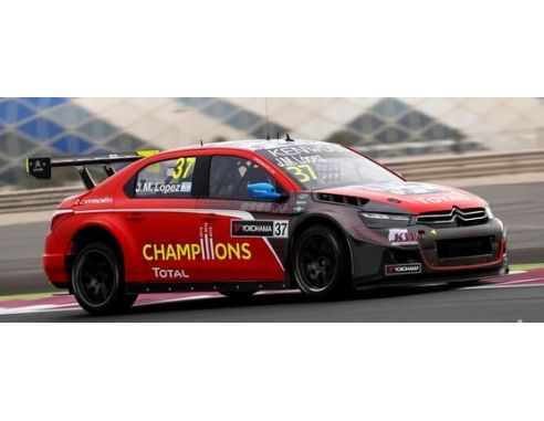 Spark Model S5095 CITROEN C-ELISEE N.37 3rd R2 QATAR J.M.LOPEZ WORLD CHAMPION 2016 1:43 Modellino