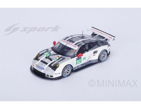 Spark Model S5135 PORSCHE 911 RSR N.92 DNF LM 2016 F.MAKOWIECKI-E.BAMBER-J.BERGMEIST.1:43 Modellino