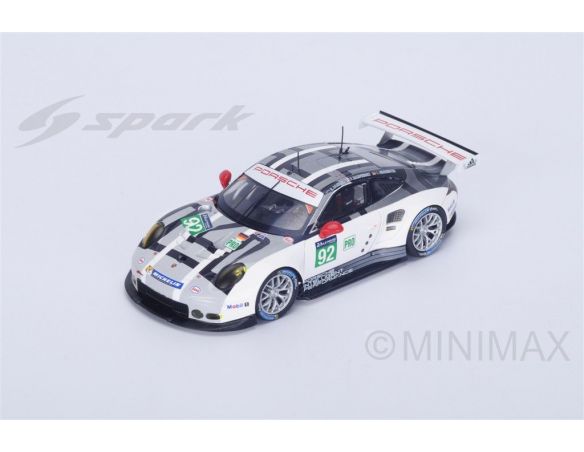 Spark Model S5135 PORSCHE 911 RSR N.92 DNF LM 2016 F.MAKOWIECKI-E.BAMBER-J.BERGMEIST.1:43 Modellino