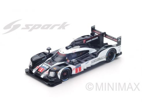 Spark Model S87139 PORSCHE 919 HYBRID N.1 13th LM 2016 T.BERNHARD-M.WEBBER-B.HARTLEY 1:87 Modellino