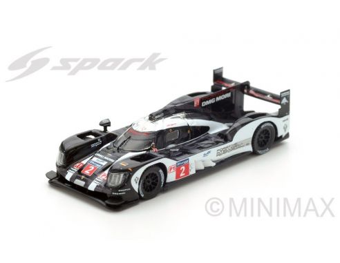 Spark Model S87LM16 PORSCHE 919 HYBRID N.2 WINNER LM 2016 R.DUMAS-N.JANI-M.LIEB 1:87 Modellino