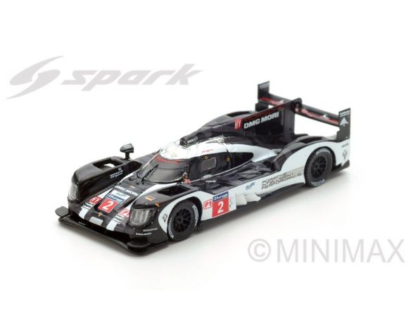Spark Model S87LM16 PORSCHE 919 HYBRID N.2 WINNER LM 2016 R.DUMAS-N.JANI-M.LIEB 1:87 Modellino