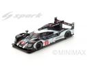 Spark Model S87LM16 PORSCHE 919 HYBRID N.2 WINNER LM 2016 R.DUMAS-N.JANI-M.LIEB 1:87 Modellino