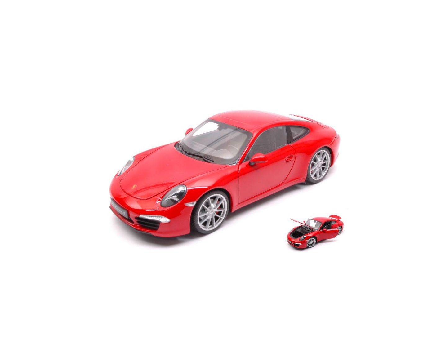 Welly　1/18　Porsche 911 (991) Carrera S　ホワイト