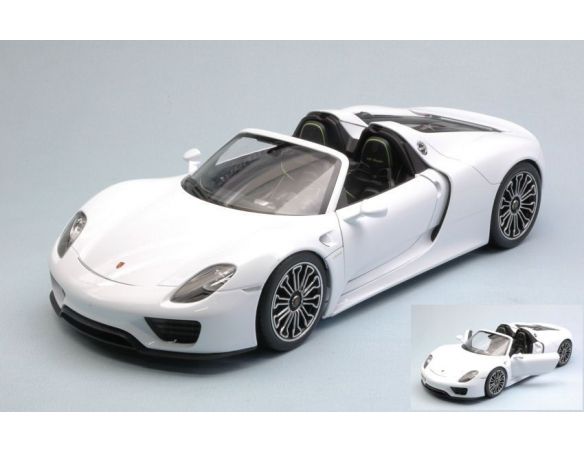 Welly WE18051CW PORSCHE 918 SPYDER WHITE 1:18 Modellino