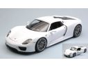 Welly WE18051HW PORSCHE 918 SPYDER HARD TOP WHITE 1:18 Modellino