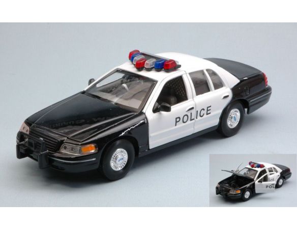 Welly WE2082 FORD CROWN VICTORIA POLICE 1:24 Modellino