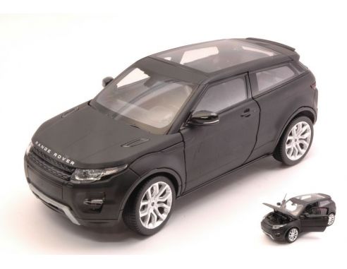 Welly WE24021MBK RANGE ROVER EVOQUE COUPE' 2011 MATT BLACK 1:24 Modellino