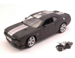 Welly WE24049MBK DODGE CHALLENGER SRT 2012 MATT BLACK/SILVER 1:24 Modellino