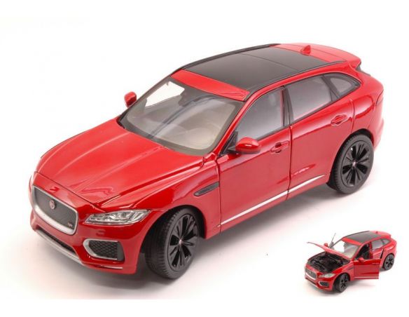 Welly WE24070R JAGUAR F-PACE (X761) 2016 RED 1:24 Modellino
