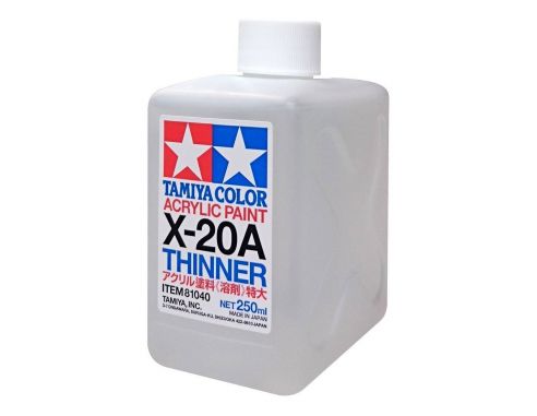 Tamiya X20A Diluente Tamiya Acrilici (250ml)  Acrylic per modellismo